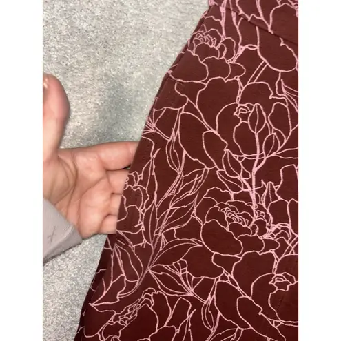 Duluth Trading Co NoGa Naturale Dress Womens Xs Red Short Sleeve Cotton Pockets