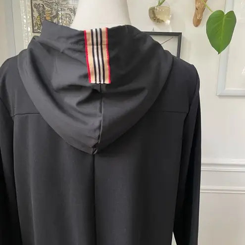 Joh Kylia Crepe Knit Dress with Hoodie Black $100 M Size M