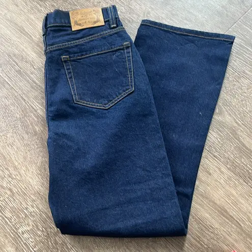 Johnny Was Marseille Baby Boot Cut Dark Blue Cropped Flare Jeans size 27 NWT