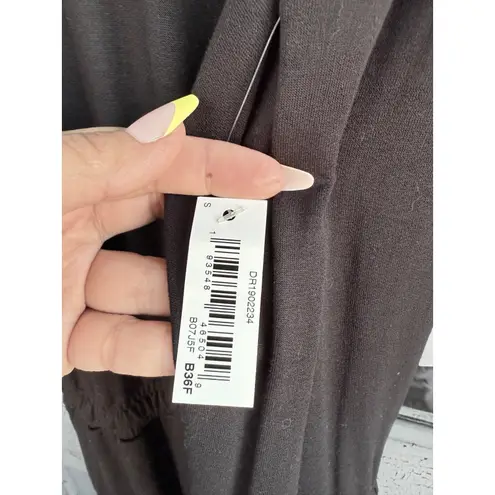 ER Daily Ritual Jumpsuit Sleeveless Drawstring Waist Black Casual Size S