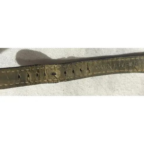 Casio Quartz Watch Women's Black Gold Tone Analog Water Resist Leather Band - Image 8