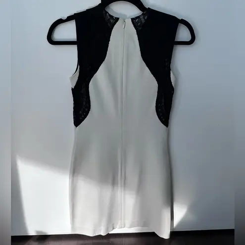 Emilio Pucci White and Black Lace Dress with bow