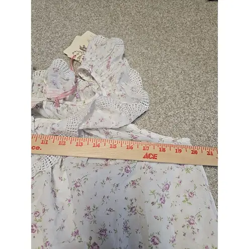 Rachel Ashwell  Shabby‎ Chic Ruffle Nightgown Womens Sz M Cottagecore Prairie