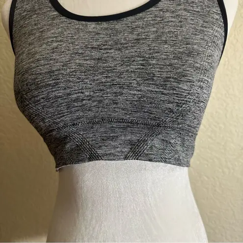 Ryka  Gray‎ and Black Stretchy Sports Bra Size Large