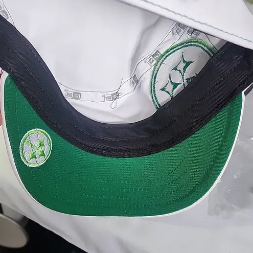 New Era Pittsburgh Steelers St. Patrick's Day Women's Chic Cadet Adjustable Hat Green