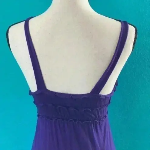 Lucy Love Early 2000s mini deep purple sundress in size xs from 