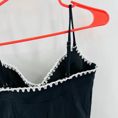 Ramy Brook Addisyn Swimsuit Size Extra Small One Piece NWT Black White Designer