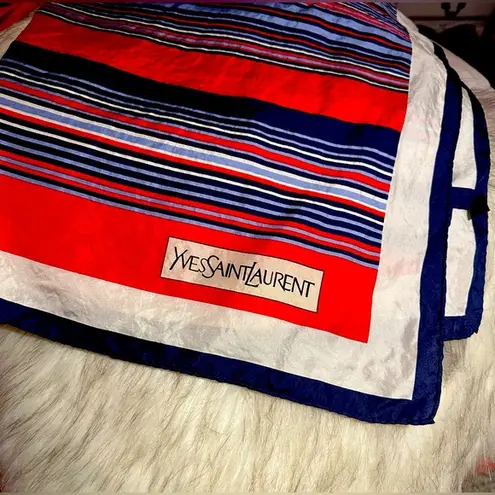 YSL Vintage YvesSaintLaurent Silk Scarf