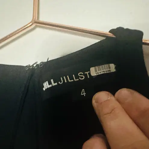 Jill Stuart Black Popover Jumpsuit Sleeveless Crewneck Wide Leg Jumpsuit Size 4