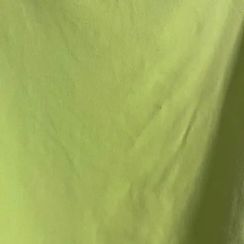 ZARA  Lime Green Dress With Gathered‎ Waist Size Medium