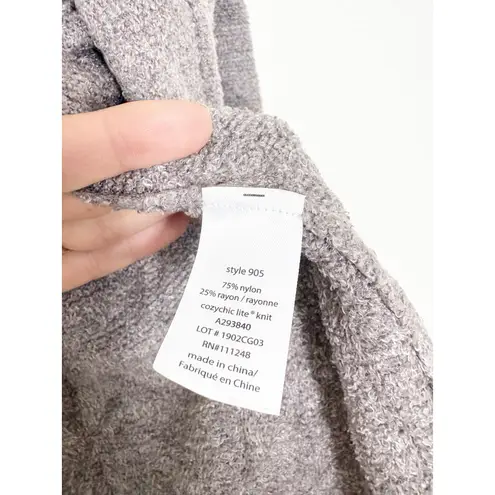 Barefoot Dreams CozyChic Light Resort Size Medium Dark Grey Loungewear