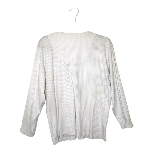 Earth Angels Vintage Floral Embroidered Cottagecore Henley Top L Soft Knit