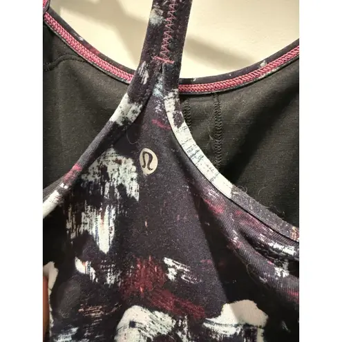 Lululemon 2 Power Y Tank Top Racer Back Activewear Shirt Multicolor Women's