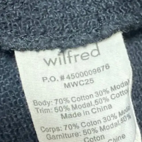 Aritzia  Wilfred Women's Black Open Front Long Sleeve Knit Cardigan Sweater Top S