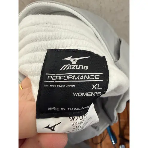 Mizuno Women's Performance Softball Pants Grey XL Athletic Sports Activewear