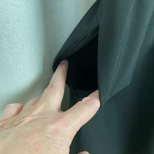 ALBION FIT Black Cap Sleeve Going Places Tie Waist Athletic Dress Sz.M