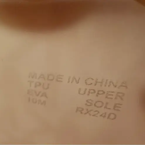 **Michael Kors Pink Transparent Slides – Size 10**