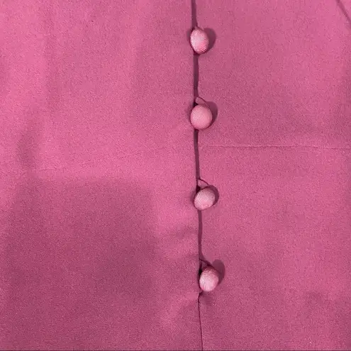 Burgundy holidays classy party cocktail long sleeves dress Red Size undefined