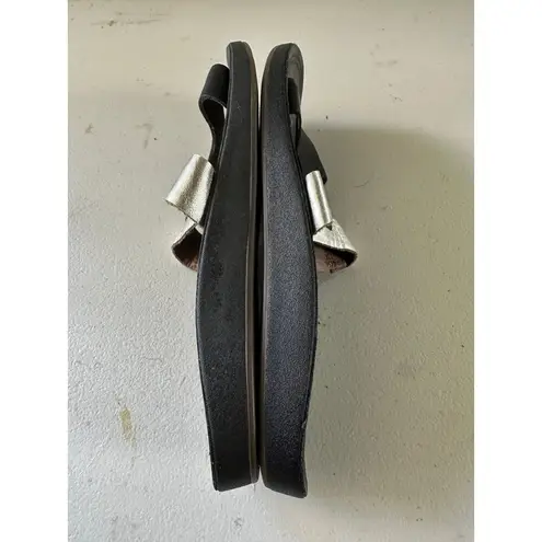 Olukai Kaekae Lile Genuine Leather Wet Grip Rubber Outsole Slip On Sandals 10 Black