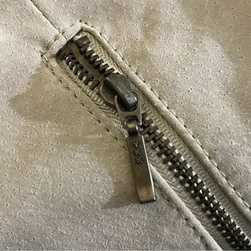 Vintage 90s Together Suede Leather Pants Beige 10 Tan