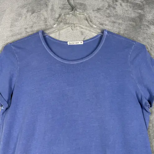 Marine layer Dress Blue T-Shirt Jersey Casual Comfy Outdoors Normcore Medium