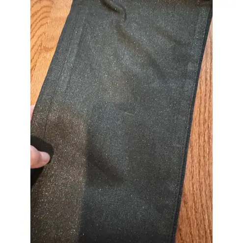 Jag jeans Adriano Goldschmied AG Farrah Ankle Jeans High Rise Skinny Black Sparkle Size 29