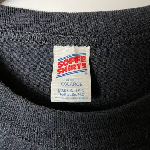 Vintage 90s Bawidamann Blades T Shirt Black XXL 2XL USA Graphic Tee Cotton Solid Size undefined