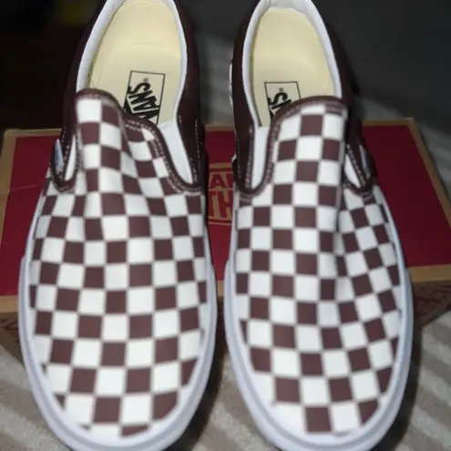 Vans NWT Classic Slip On in Theory Checkerboard size Men 9.0 Women 10.5