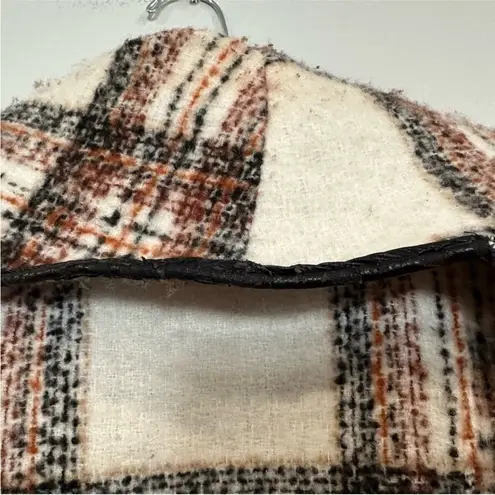 Mercer & Madison Plaid Cowl Coat XL