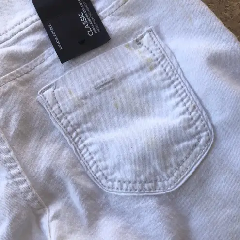 Banana Republic  NWT White Cropped Zipper Jeans