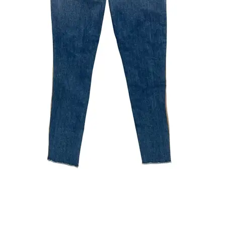 Veronica Beard Debbie Grotto Tuxedo Stripe Skinny Jeans Size 24 / 00