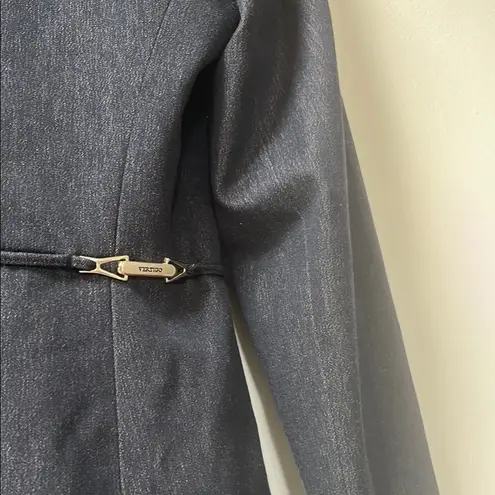 Vertigo Paris | Denim Blazer with Notched Lapel Medium