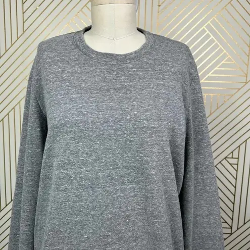 Marine layer Jenny Crew Sweatshirt in Gray Red Stripe Size US Large