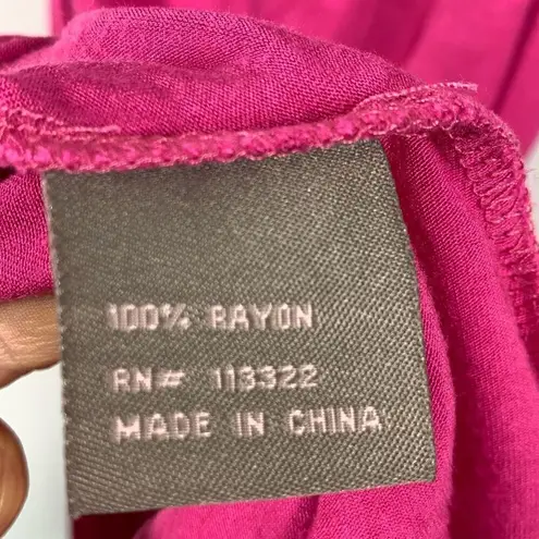 Ocean Blue Women's Spaghetti Strap Tank Top Swim Cover Up Pink Size large