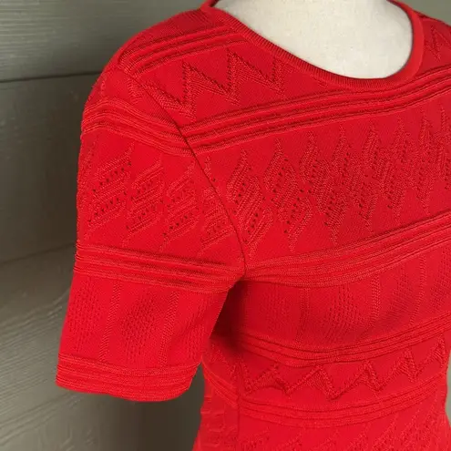 Carolina Herrera Pointelle Knit Dress