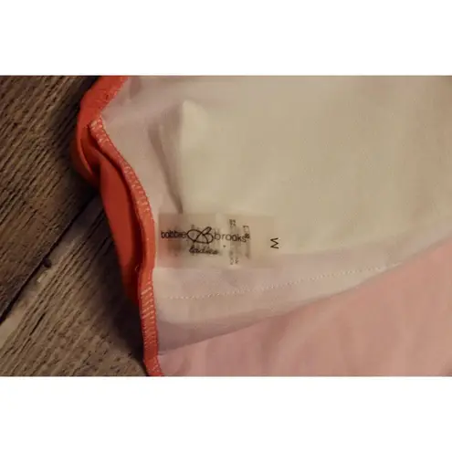 Bobbie Brooks Cheetah Animal Print 2pc Tankini Swimsuit MEDIUM Beach Vacation Orange