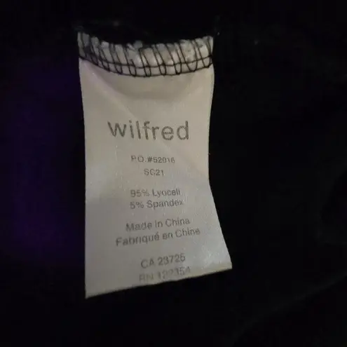 Wilfred Aritzia Black Button Down Short Sleeve Cardigan Small