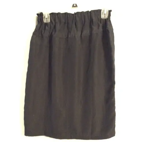 Derek Lam Design Nation XS Black Skirt Front Snap