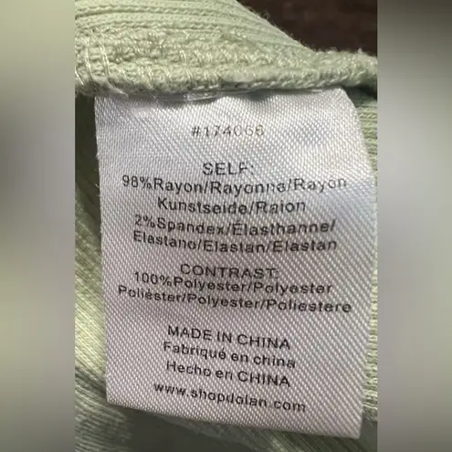 DOLAN Sheer Mesh Polka Dot Puff Ruffle