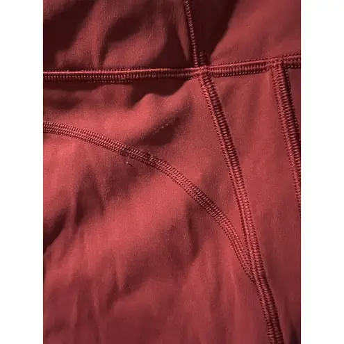 Lululemon All The Right Places Crop Violet Red Womens 6 Pink