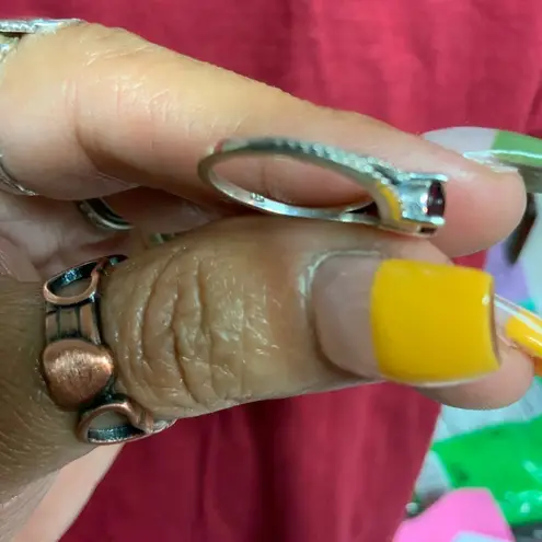 Elegant Sterling Silver 925 and Ruby Gemstone Ring