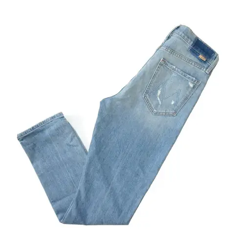 NWT Mother Superior The Huffy Skimp in Rope's End Destroyed Jeans 25