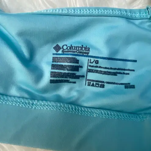 Columbia  Sports Bra Teal Size Large.
