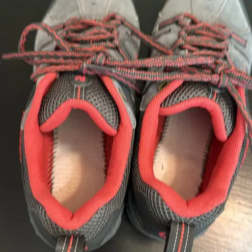 Merrell Charcoal and Crimson Trail Shoes