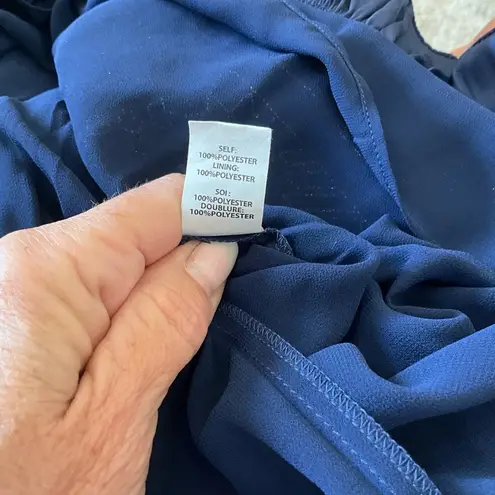 Ramy Brook Blue Bubble Mini Skirt with Smocked Ruffles