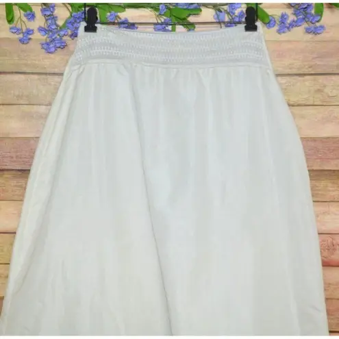 Vintage Sydney Bush White Slip Crinoline Petticoat Size 14 Elastic Waist Tulle