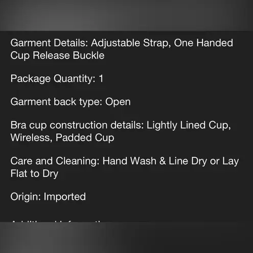 New Auden 34DDD 34F Black Nursing Bra Lightly Lined Wirefree Bra NWT Size undefined