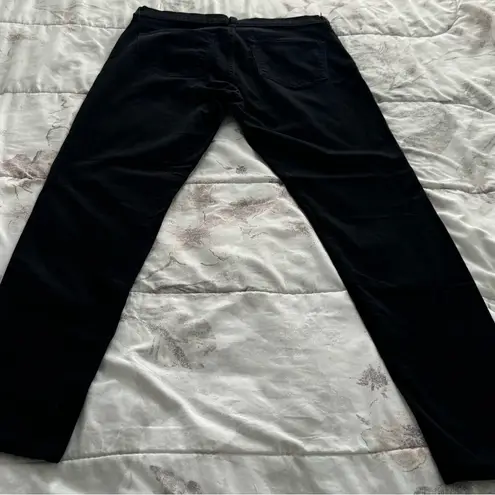 Banana Republic  black satin skinny jeans, size 29/8 preppy minimalist comfort