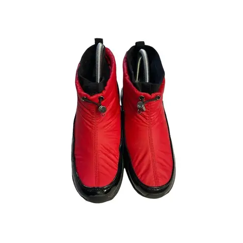 Sporto  Eco System Tracy Waterproof Womens Red Snow Ankle‎ Boots Size 7.5 M