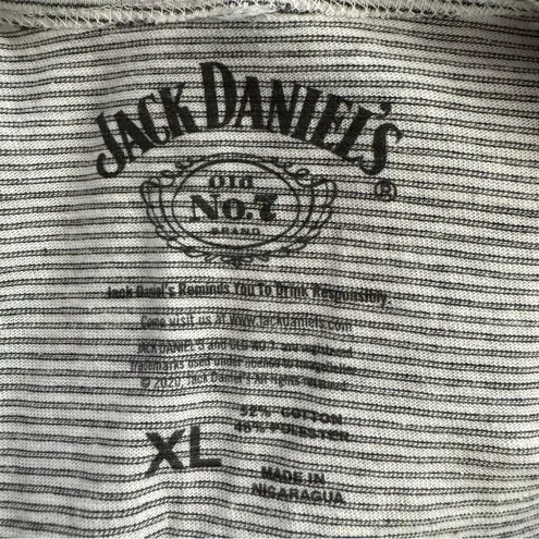 Jack Daniel's Women’s Jack Daniel’s Whiskey Striped Graphic T-Shirt